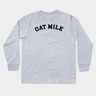 oat milk - urban outfitters aesthetic Kids Long Sleeve T-Shirt